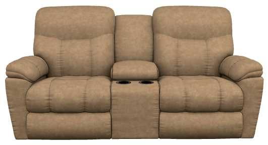 La-Z-Boy® Morrison Camel Power Reclining Loveseat with Console and Headrest-1