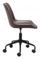 Zuo® Byron Brown Office Chair-2