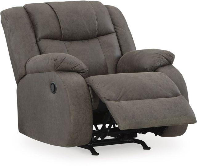 Signature Design by Ashley® First Base Gunmetal Recliner-1