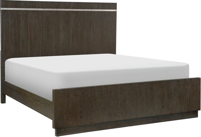 Homelegance® Bellamy 4-Piece Dark Brown Queen Panel Bed Set-1