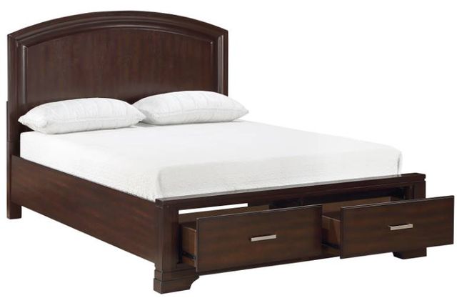 Homelegance® Hudson Cherry Full Platform Storage Bed-3