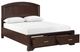 Homelegance® Hudson Cherry Full Platform Storage Bed-2
