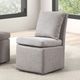 Furniture of America® Broager Light Gray Dining Accent Chair-1