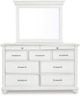 Benchcraft® Kanwyn Whitewash Dresser and Mirror-1