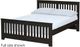 Crate Designs™ Furniture Espresso Full XL Shaker Bed-0