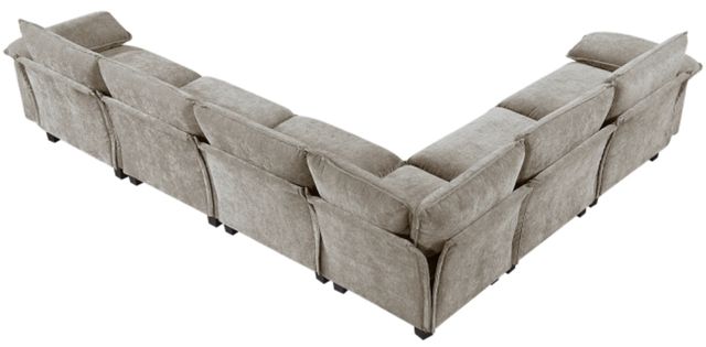 Homelegance® Dublin 6-Piece Dark Pewter Modular Sectional-4