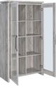 Coaster® Alejo Grey Driftwood 2-Door Tall Cabinet-3