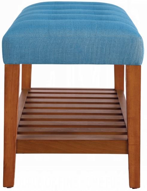 ACME Furniture Charla Light Blue/Oak Bench-2
