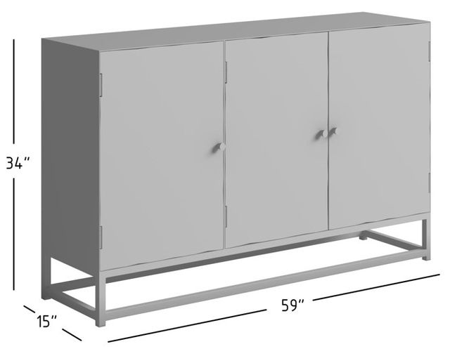 Jofran Inc. Astral Plains Natural Accent Cabinet-2