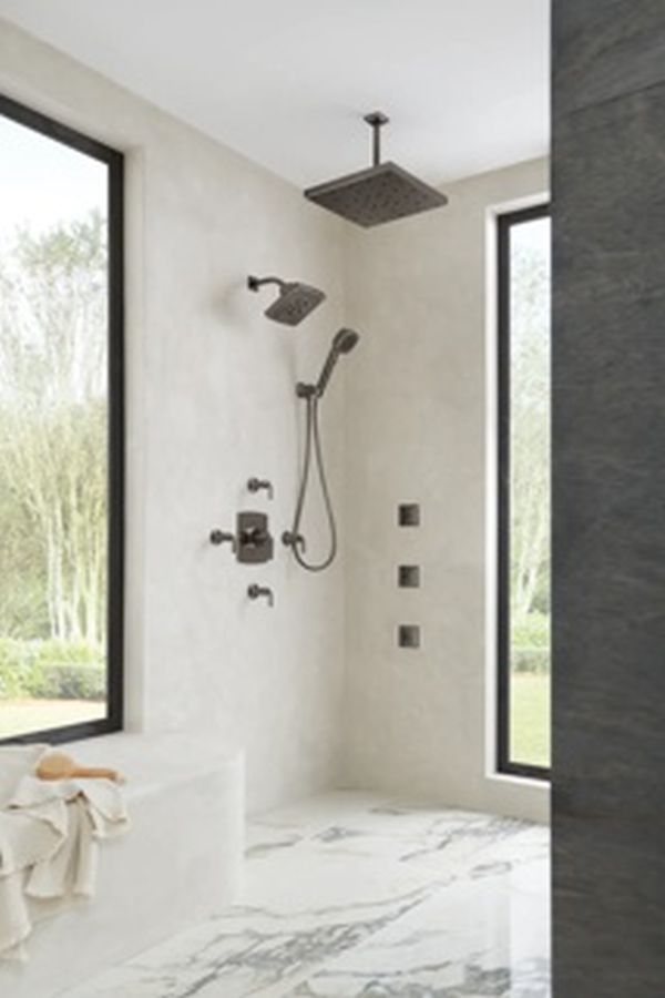 Brizo Allaria® Brilliance® Black Onyx Thermostatic Valve Trim Kit-3