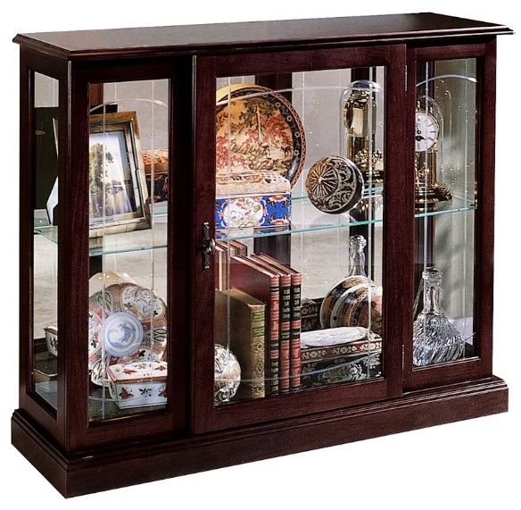 Pulaski™ PFC Curios Cherry Brown Console-2