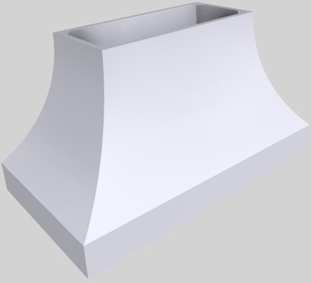 Vent-A-Hood® Designer Series 54" White Island Range Hood-2