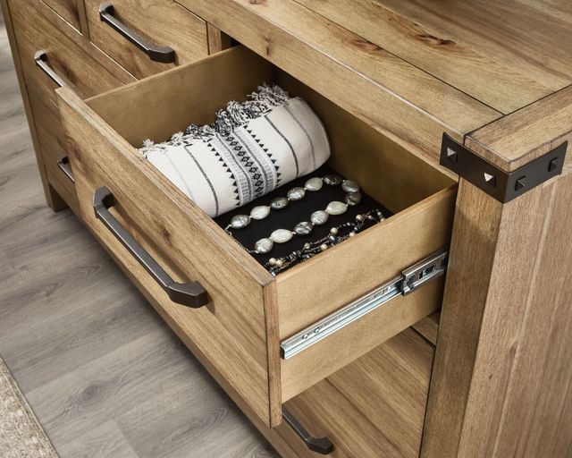 Signature Design by Ashley® Ridgester Light Brown Dresser-2