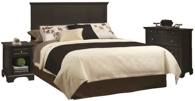 homestyles® Bedford 3-Piece Black King Bedroom Set-0