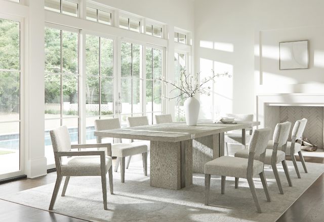 Bernhardt Tempo Larza/White Arm Chair-1