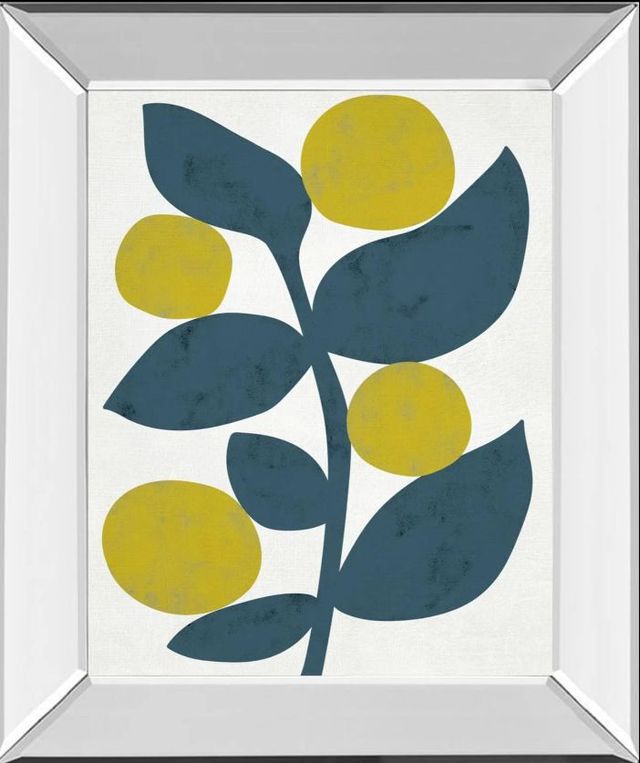 Classy Art Branch II by Chariklia Zarris Mirror Framed Wall Art-0