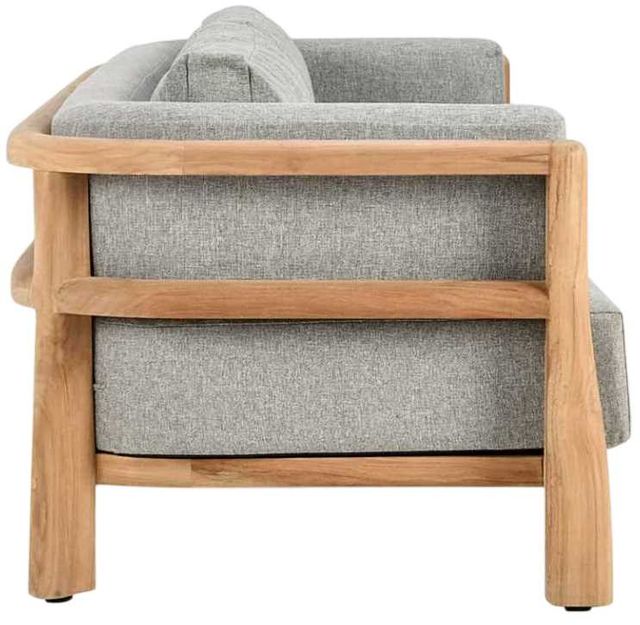 Classic Home Aston Gray/Natural Fabric Outdoor Sofa -2