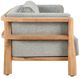 Classic Home Aston Gray/Natural Fabric Outdoor Sofa -2