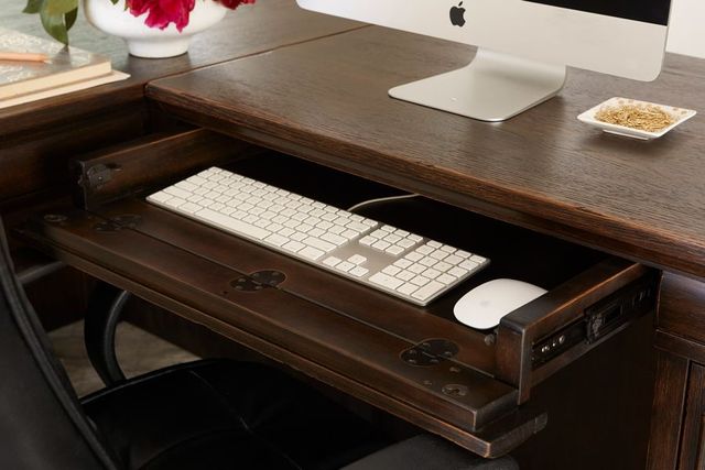 aspenhome® Jackson Turkish Coffee 72" L-Shaped Desk-4
