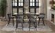 Mazin Furniture Appert Gray 24 Inch Counter Side Dining Chair-4