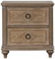 Furniture of America® Lyris Rustic Oak Nightstand-2