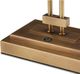 Currey & Company Symmetry Antique Brass Double Desk Lamp-3