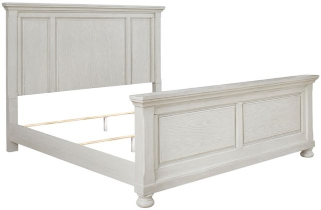 Signature Design by Ashley® Robbinsdale Antique White California King Panel Bed-0
