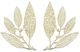 A & B Home 2-Piece Gold Wall Art Set-0