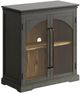 Jofran Inc. Archdale Gray 2-Door Gothic Arch Accent Cabinet-0