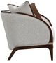 Michael Amini® Houston Gray/Walnut Loveseat-2