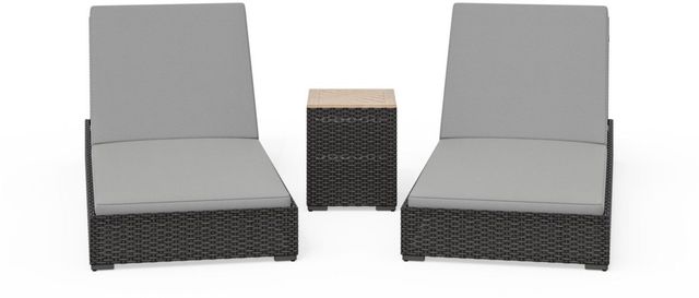 homestyles® Boca Raton 3-Piece Brown Chaise Lounge Set-0