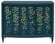 Bassett Mirror Argento Antique Blue Hall Cabinet-1
