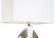 Wildwood Lamps Chatham Natural Crystal White/Polished Nickel Lamp-1