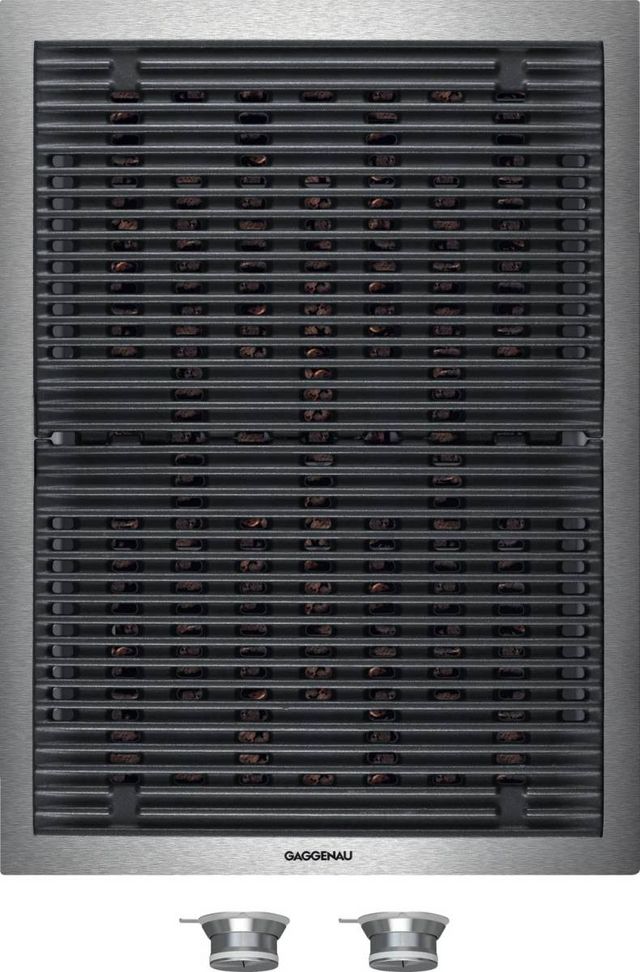 Gaggenau 400 Series 15" Stainless Steel Electric Grill Cooktop-0