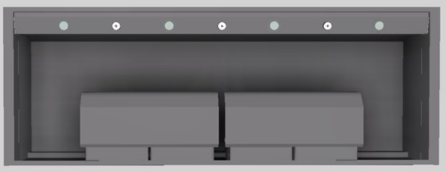 Vent-A-Hood® Designer Series 66" Gunsmoke Wall Mounted Range Hood-1