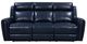Leather Italia™ Royce Jonathan Blue Power Reclining Sofa-1