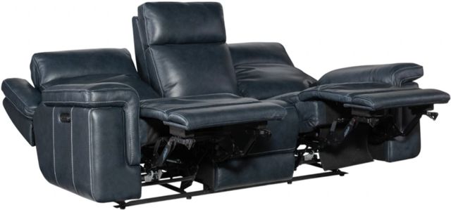 Hooker® Furniture MS Montel Cosmos Cobalt Lay Flat Power Reclining Sofa with Power Headrests and Lumbar-4