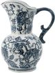 A & B Home Blue/White Milk Jar-0