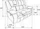 Coaster® Camila 3-Piece White Manual Reclining Sofa Set-4