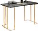 Furniture of America® Delphine Black/Gold Desk-0