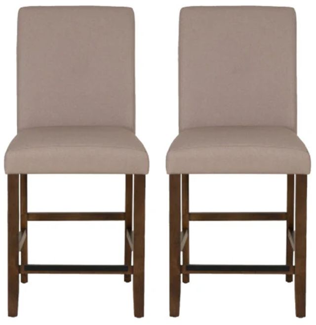 Powell® Seneca 2-Piece Brown Counter Stool Set-3