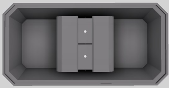 Vent-A-Hood® Designer Series 60" Gunsmoke Island Range Hood-1