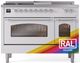 Ilve® Nostalgie II Series 48" Custom RAL Color Pro Style Dual Fuel Range-0