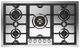 Ilve® Panoramagic 36'' Stainless Steel Liquid Propane Gas Cooktop with Satin Trim-0