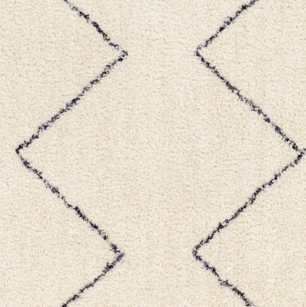 Surya Lykke White 4'x6' Area Rug-1