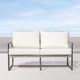 Enclover Acacia Birds Eye/Stainless Steel Loveseat-2