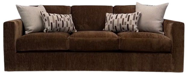 Intermountain Furniture Customizable Luxor Track Arm with Plumae Cushion Sofa-2