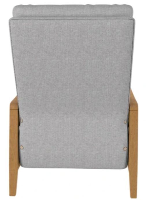 Best® Home Furnishings Customizable Ryberson Manual High Leg Recliner with Honey Birch Legs-2