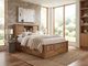 Amish Works Classic Shaker King Bookcase Storage Bed-2