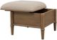 Modus Furniture Whitmore Beige/Claystone Storage Ottoman-2